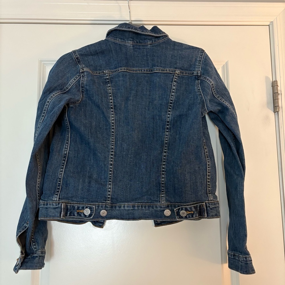 Levi’s Women’s Medium Wash Blue Denim Original Trucker Jacket - Picture 6 of 10